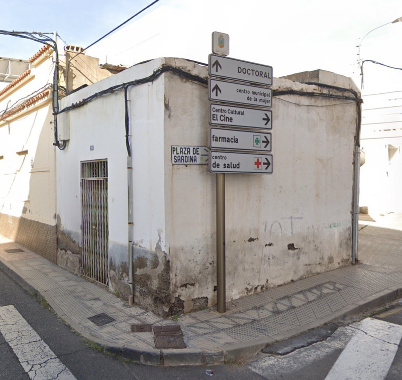 Señal viaria Plaza de Sardina