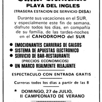 Galgo gigante - Canódromo Gran Canaria