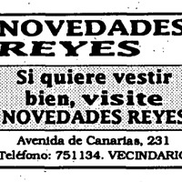 Novedades Reyes